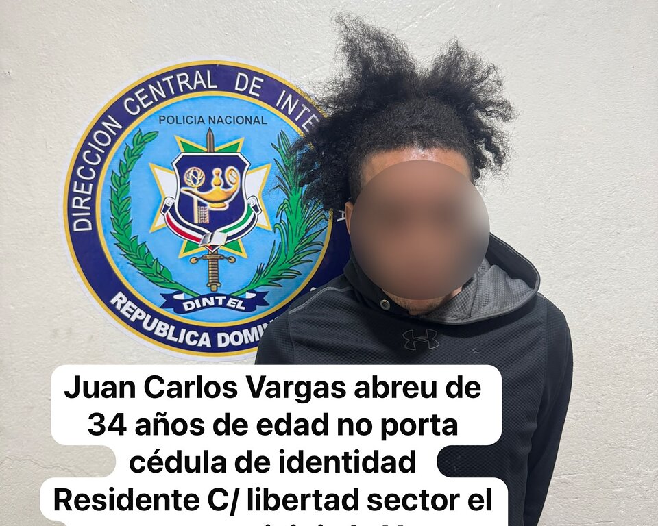 DINTEL arresta a hombre acusado de violencia contra una mujer en La Vega