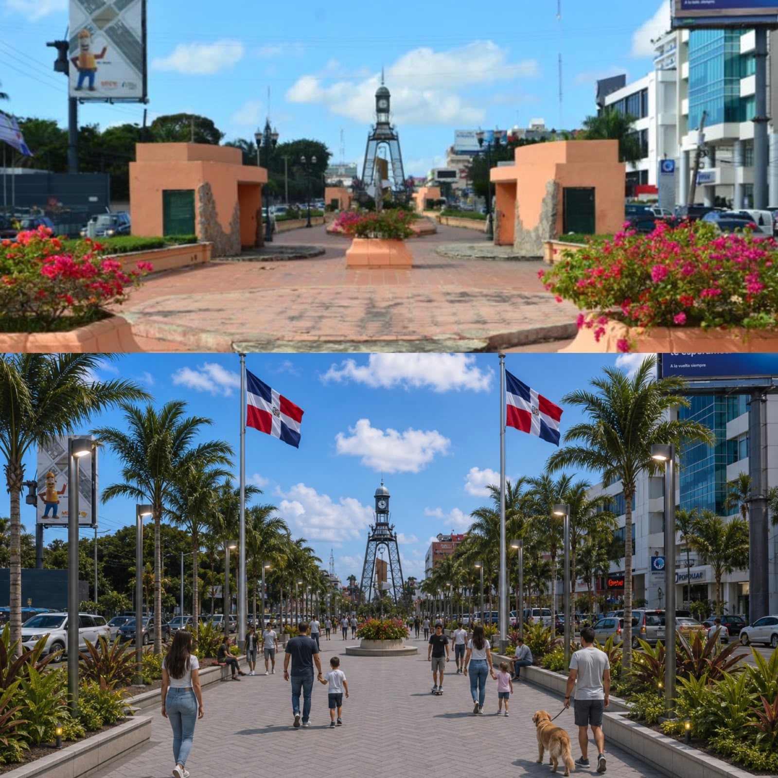 Alcaldía del Distrito Nacional inicia renovación del Bulevar 27 de Febrero