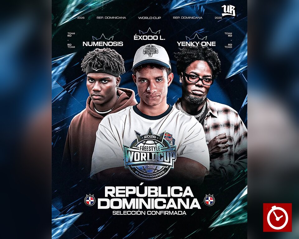Éxodo, Numenosis y Yenky One representarán RD en la Freestyle World Cup 3 vs 3