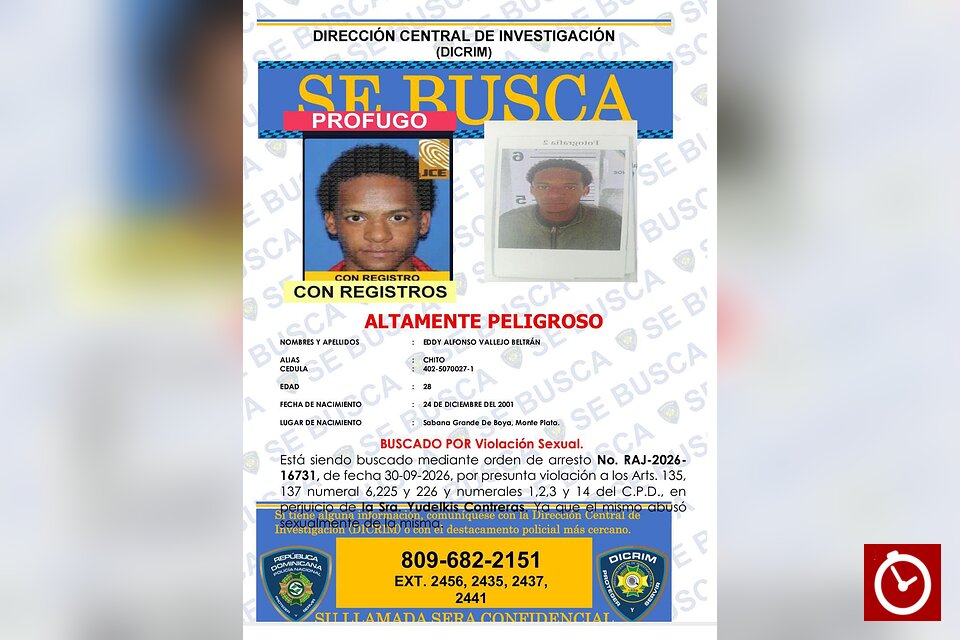DICRIM busca a “Chito” por presunta agresión sexual contra una mujer en Sabana Grande de Boyá