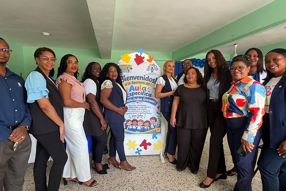 Distrito Educativo 14-04 de Samaná inaugura dos aulas específicas para fortalecer la inclusión educativa