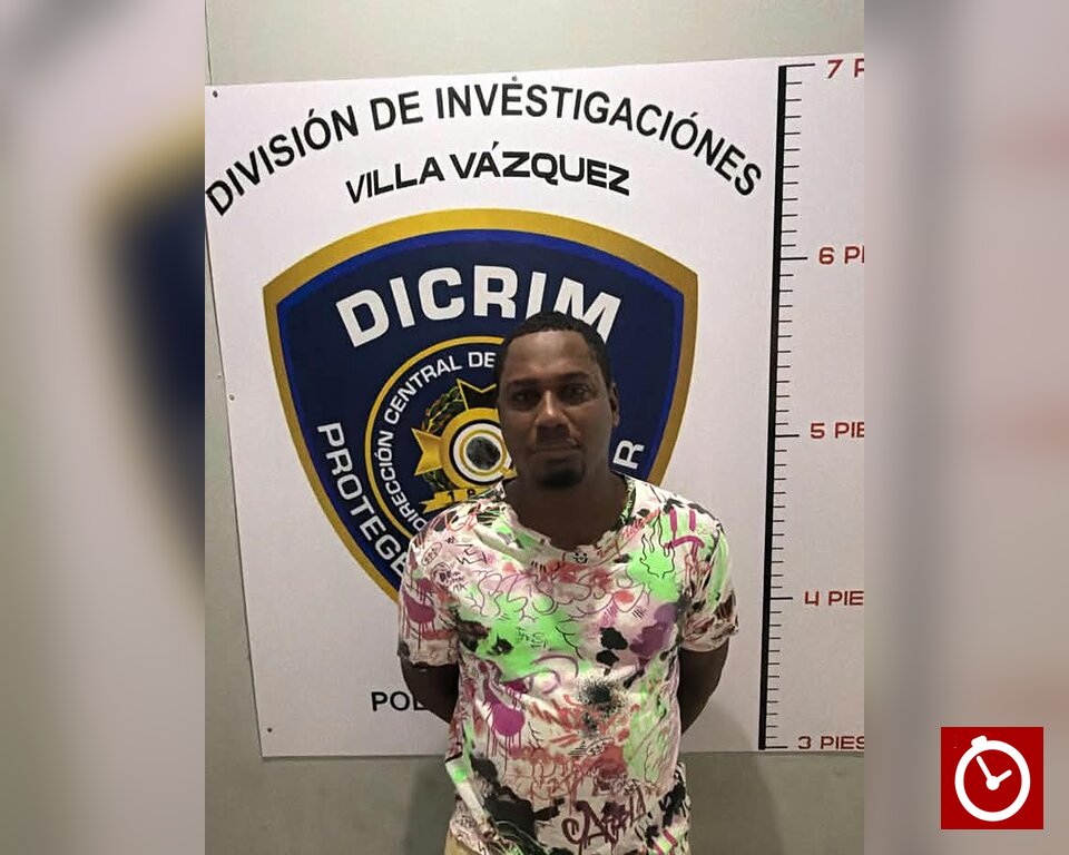 Apresan en Villa Vásquez a hombre buscado por doble homicidio en Santo Domingo