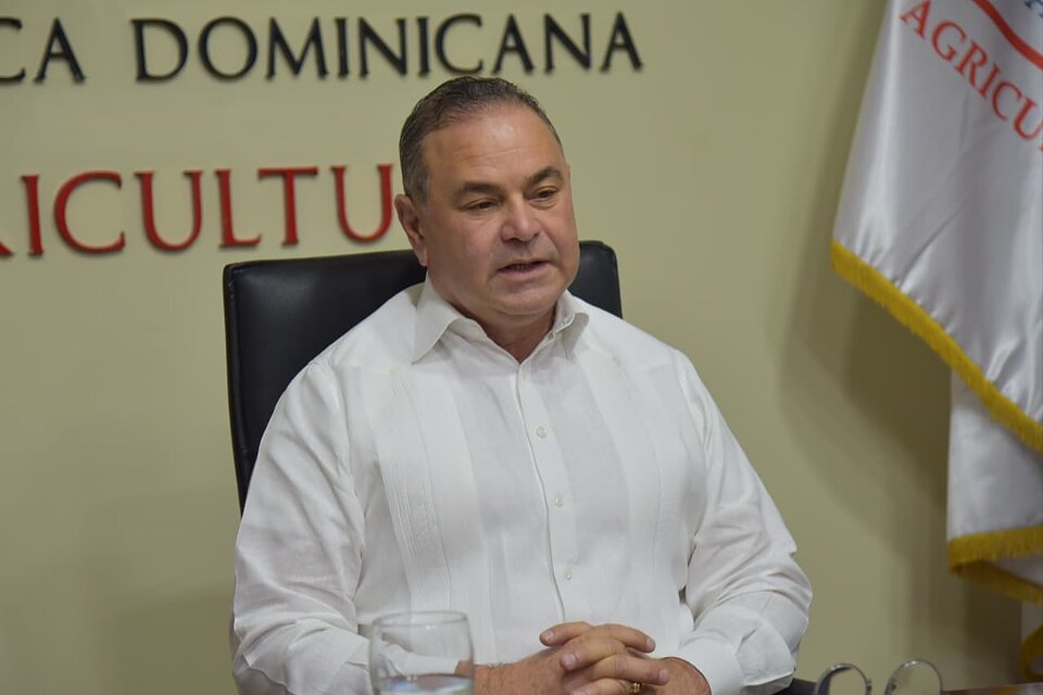 El ministro de Agricultura, Francisco Oliverio Espaillat Bencosme.