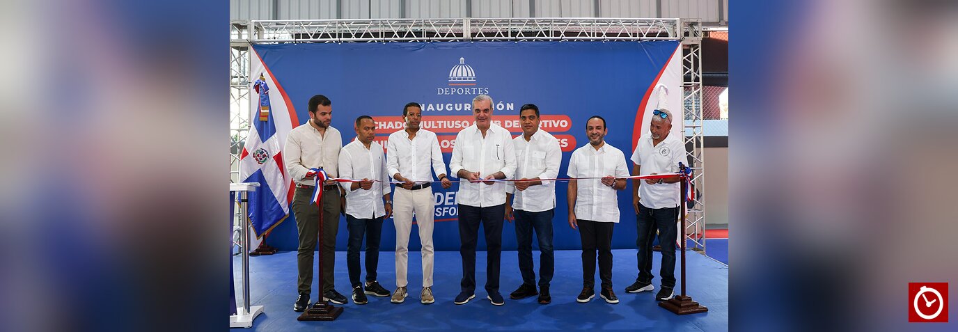 Abinader inaugura dos polideportivos en Santo Domingo con impacto en más de 12,900 personas