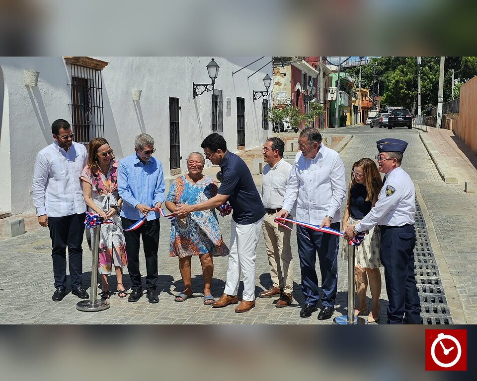 Collado entrega calles Colón y Hostos y destaca inversión histórica en la Ciudad Colonial