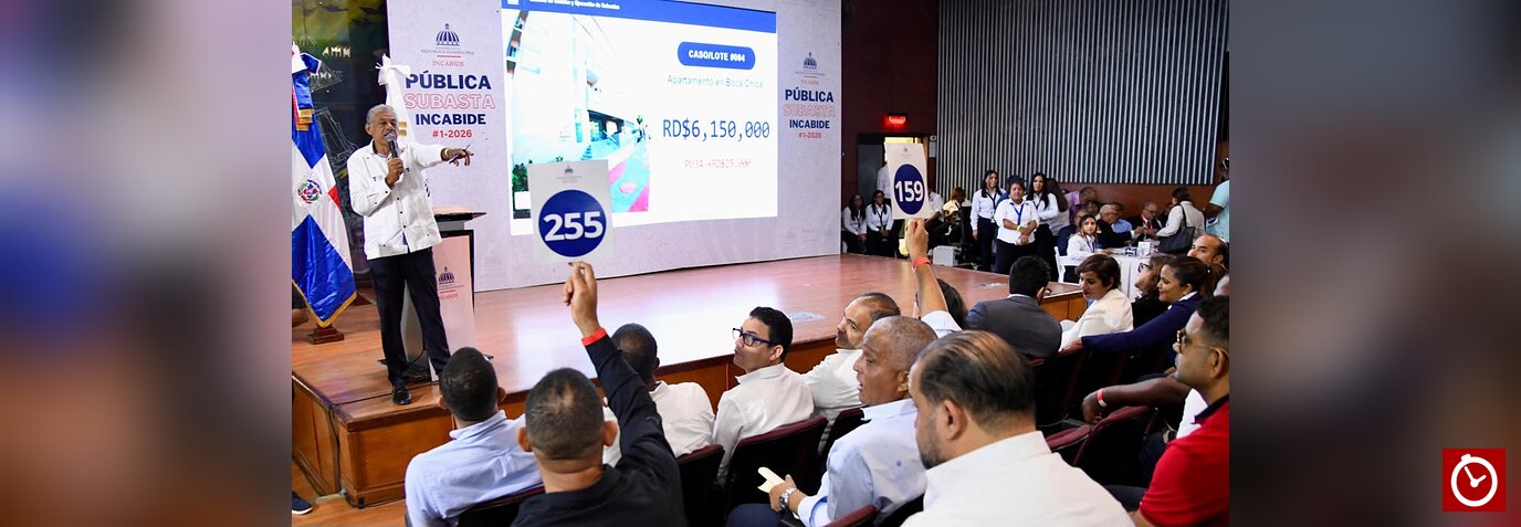 INCABIDE abre inscripciones para subastar más de 200 bienes muebles e inmuebles