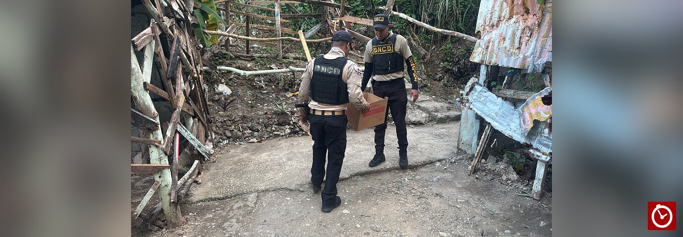 DNCD arresta a 12 personas y ocupa drogas en operativos en San Cristóbal, Peravia y Azua