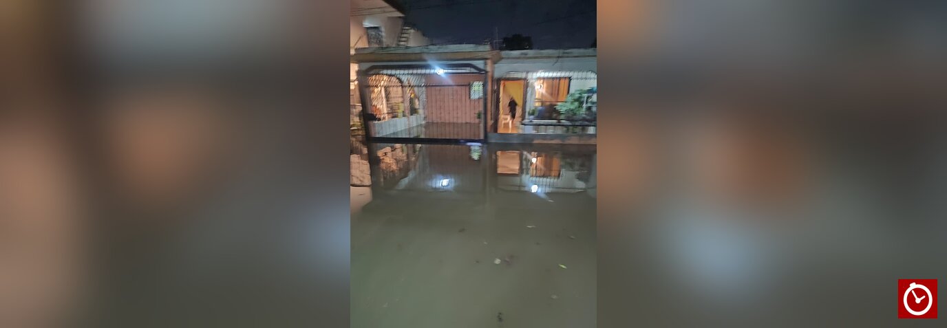 Unas 150 viviendas se inundan durante lluvias registradas en Santiago