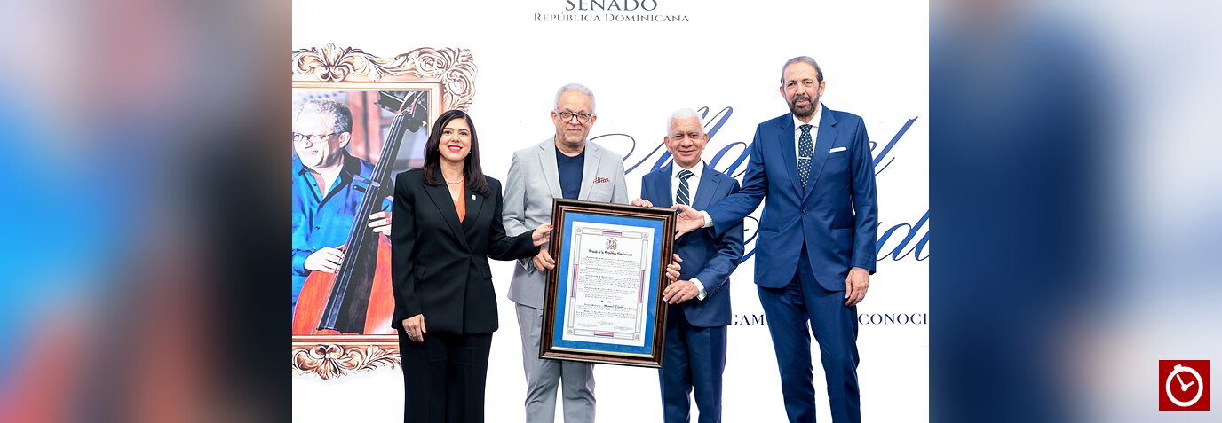 Senado reconoce a Manuel Tejada y Elsa Núñez por sus aportes al arte dominicano