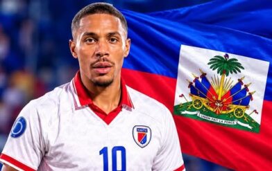 Wilson Isidor, jugador estrella de la Selección de Futbol de Haití.