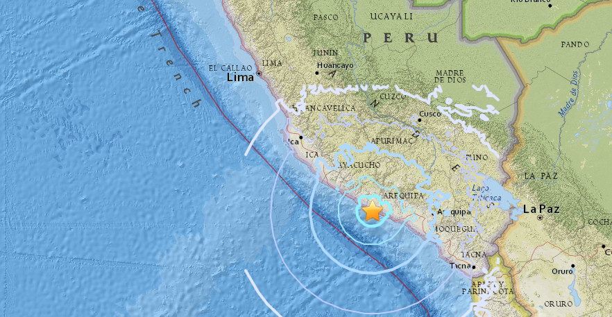 Sismo de magnitud 5,1 remece la costa sur de Perú, pero descartan tsunami