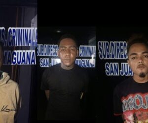 Tres hombres requeridos por la justicia se entregan a la Policía en San Juan