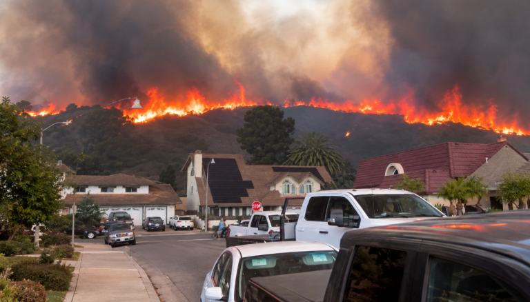 ¡Como de película! Incendios en California destruyen viviendas y obligan a evacuar a cientos de residentes