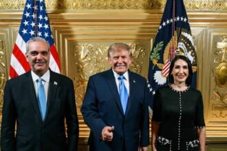 Abinader y Raquel Arbaje asisten a recepción de Donald Trump en Nueva York
