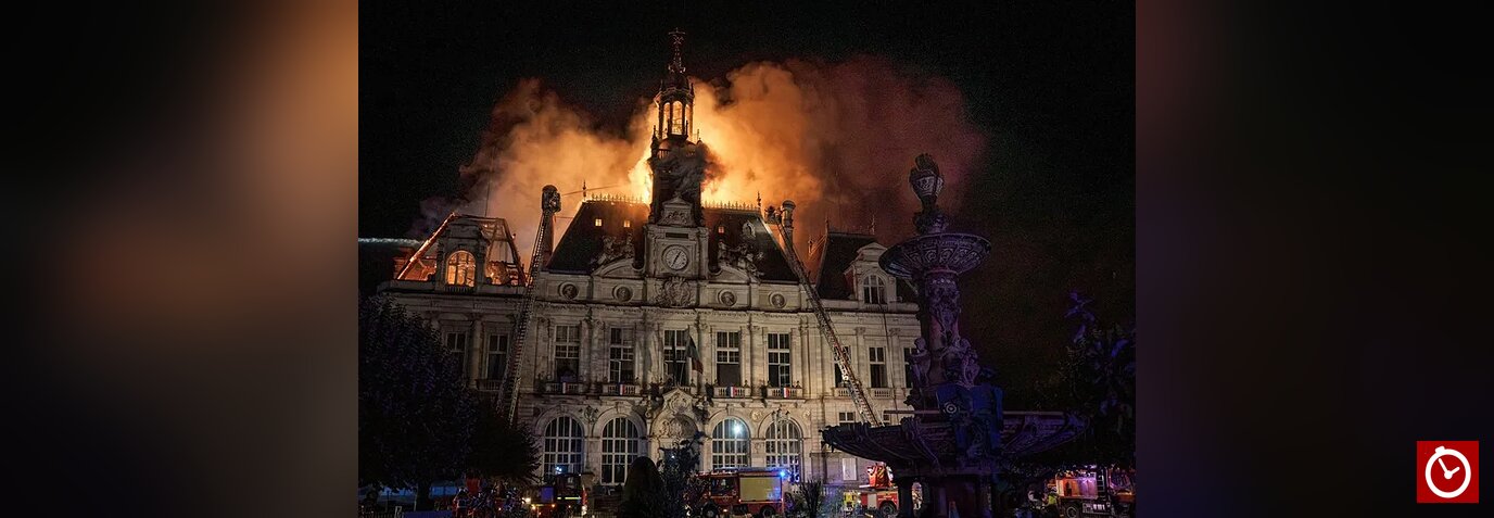 El sospechoso detenido por el incendio de la alcaldía de Limoges, vinculado a la ultraizquierda