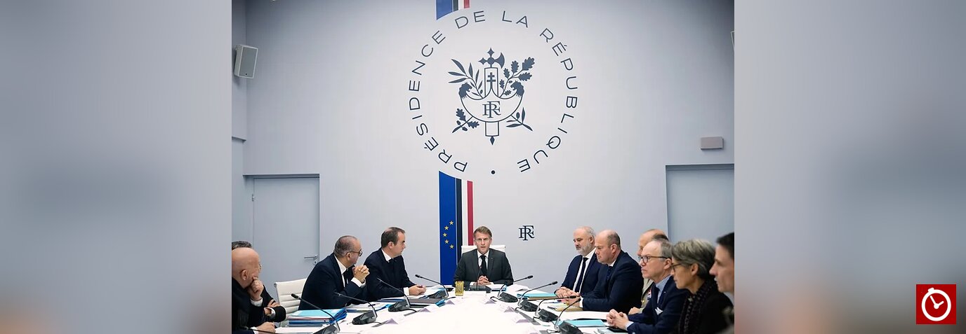 Macron anuncia restricciones a las manifestaciones en Francia y convoca un Consejo de Defensa