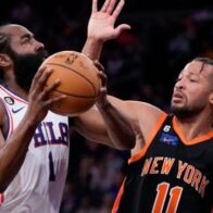 76ers, sin LeBron James, arrollan 120-97 a los Knicks en apertura de su pretemporada NBA