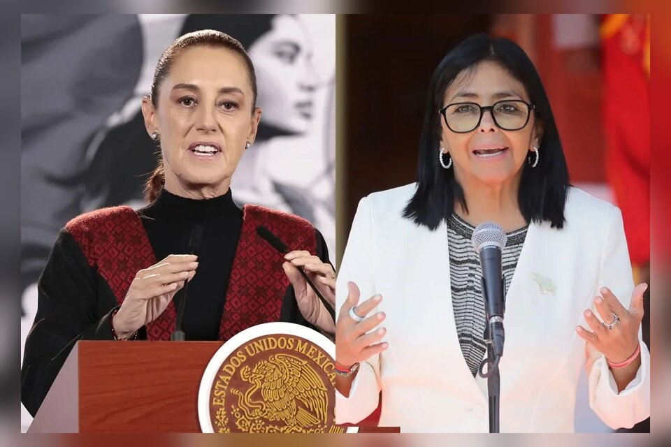 Sheinbaum lidera la valoración de mandatarios latinoamericanos y Delcy Rodríguez sigue abajo